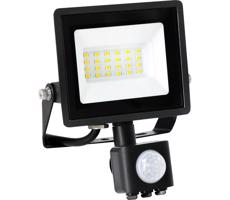 LED Reflektor so senzorom MHC LED/20W/230V IP44 6500K čierna