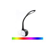 LED RGB Stmievateľná stolná lampa LED/7W/230V čierna