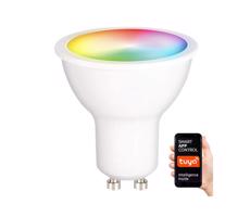 LED RGB Stmievateľná žiarovka GU10/5W/230V 2700-6500K Wi-Fi Tuya