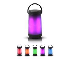 LED RGB Stolná lampa s bluetooth reproduktorom 5W/3,7V