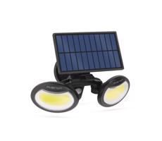 LED Solárny reflektor so senzorom 2xLED/4W/5V IP65