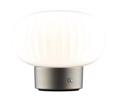 LED Stmievateľná dotyková stolná lampa LATTE LED/1,8W/5V USB 2000 mAh chróm/biela