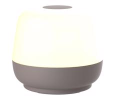 LED Stmievateľná stolná lampa SAMBA LED/1,2W/5V USB 1200 mAh IP44 šedá