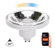 LED Stmievateľná žiarovka AR111 GU10/10W/230V 3000-6500K Wi-Fi Tuya 30° biela