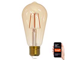 LED Stmievateľná žiarovka VINTAGE ST64 E27/5,5W/230V 1800-2700K Wi-fi Tuya