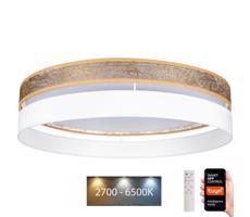 LED Stmievateľné stropné svietidlo LIMA LED/36W/230V Wi-Fi Tuya + DO biela/zlatá