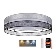 LED Stmievateľné stropné svietidlo LIMA LED/36W/230V Wi-Fi Tuya + DO čierna/strieborná