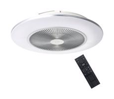 LED Stmievateľné stropné svietidlo s látorom ARIA LED/38W/230V strieborná + DO