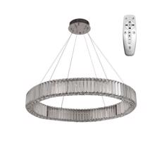 LED Stmievateľný luster na lanku LED/50W/230V 3000-6500K chróm + diaľkové ovládanie