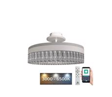 LED Stmievateľný prisadený luster LED/75W/230V 3000-6500K biela + diaľkové ovládanie