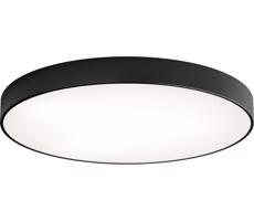 LED Stropné svietidlo CLEO LED/96W/230V 3000K pr. 80 cm čierna