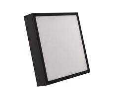 LED Stropné svietidlo LED/21W/230V 3000/3500/4000K 22,5x22,5 cm čierna