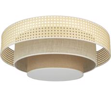 - LED Stropné svietidlo LUNETA LED/26W/230V pr. 60 cm 4000K ratan/béžová