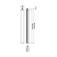 LED svetlo odolné voči vlhkosti Tri Proof Motion 66,5 cm