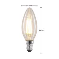 LED žiarovka E14 4W 827 sviečka stmievateľná 3 ks