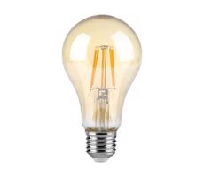 LED Žiarovka FILAMENT AMBER A67 E27/10W/230V 2200K