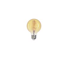 LED Žiarovka FILAMENT SLIM VINTAGE G80 E27/4,5W/230V 1800K