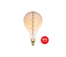 LED Žiarovka FILAMENT SPIRAL VINTAGE A165 E27/4W/230V 2000K