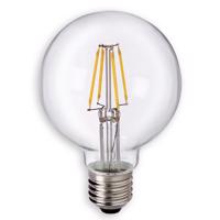 LED žiarovka globe E27 4,5W 827 G80 filament číra