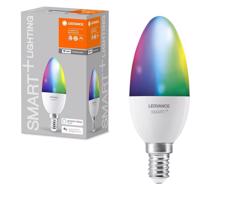 Ledvance LED RGBW Stmievateľná žiarovka SMART+ E14/5W/230V 2700K-6500K - Ledvance