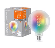 Ledvance LED RGBW Stmievateľná žiarovka SMART+ E27/4,8W/230V 2700-6500K Wi-Fi - Ledvance