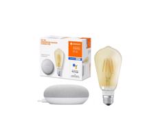 Ledvance Ledvance - Inteligentný reproduktor Google Nest Mini + LED Žiarovka SMART+ E27