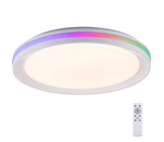 Leuchten Direkt Leuchten Direkt 15544-16-LED RGB Stmievateľné stropné svietidlo RIBBON 15W/230V+DO