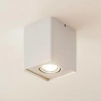 Lindby Laron GU10 Downlight, hranaté, biele