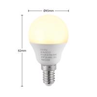 Lindby LED žiarovka E14 G45 4,5W 3000K opál sada 10 ks