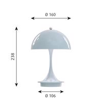 Louis Poulsen Panthella Portable V2 LED light blue