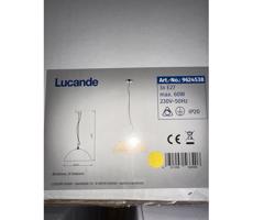 Lucande Lucande - Luster na lanku LOURENCO 3xE27/60W/230V