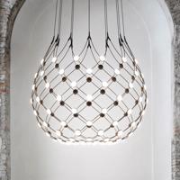 Luceplan Mesh závesná lampa Ø 100 cm 3m zavesenie