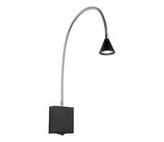 Lucide Lucide 18293/03/30 - LED Flexibilná lampička BUDDY LED/3W/230V čierna