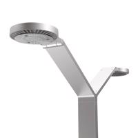 Luctra Floor Twin Radial stojaca LED lampa hliník