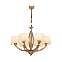 Luster AV-1876-6ES 6-pl. s tienidlami na lampu