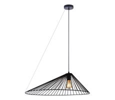 Luster na lanku AURORA 1xE27/20W/230V pr. 60 cm čierna