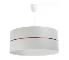 Luster na lanku GLAM HOME 1xE27/60W/230V pr. 40 cm biela