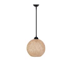 Luster na lanku JUTE 1xE27/60W/230V béžová