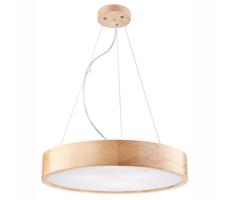 Luster na lanku NATURAL 3xE27/60W/230V ø 47 cm borovica - FSC certifikované