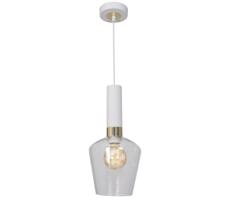 Luster na lanku ROMA WHITE 1xE27/60W/230V