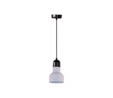 Luster na lanku TERRAZZO 1xE27/60W/230V pr. 12 cm krémová