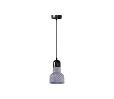 Luster na lanku TERRAZZO 1xE27/60W/230V pr. 12 cm šedá