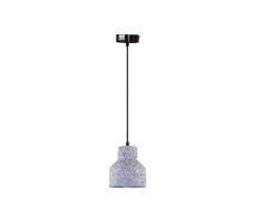 Luster na lanku TERRAZZO 1xE27/60W/230V pr. 12 cm šedá