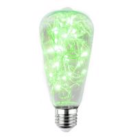 Luxlab LED DEKORATÍVNA ŽIAROVKA zelená E27 2W ST64-ZI