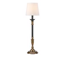 Markslöjd Markslöjd 108679 - Stolná lampa GENT 1xE27/40W/230V mosadz/čierna/biela