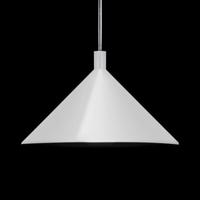 Martinelli Luce Cono závesná lampa, biela, Ø 45 cm