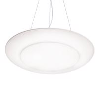 Modo Luce Ring Tonda závesná lampa TRIAC biela Ø65cm