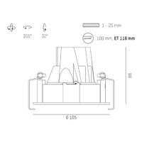 Molto Luce Dark Night R zapustené 2700K biela