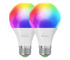 Nanoleaf Nanoleaf N7501B02-2A60E-SADA 2x LED RGBW Stm. žiarovka A19 E27/9W/230V 2700-6500K