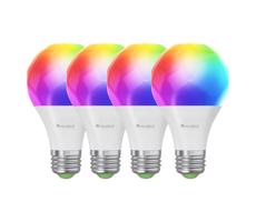 Nanoleaf Nanoleaf N7501B02-4A60E-SADA 4x LED RGBW Stm. žiarovka A19 E27/9W/230V 2700-6500K